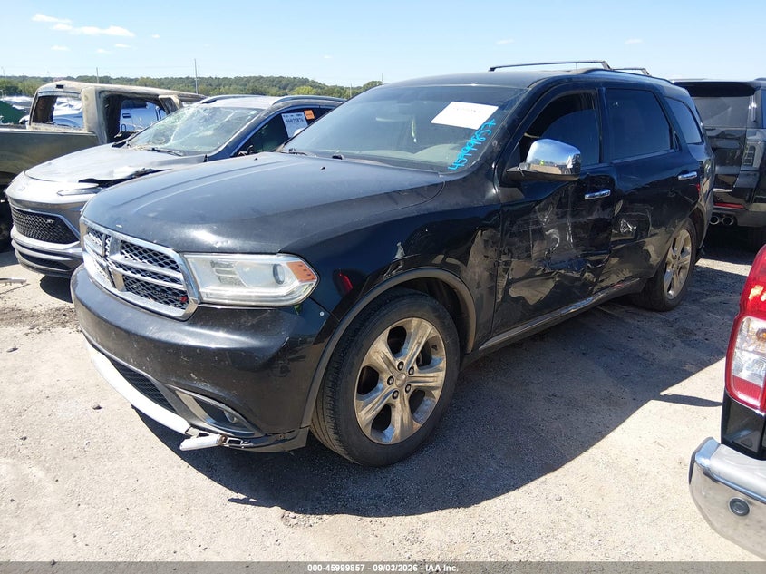 Vin: 1c4rdhag7fc689497, lot: 46499202, dodge durango sxt 20152