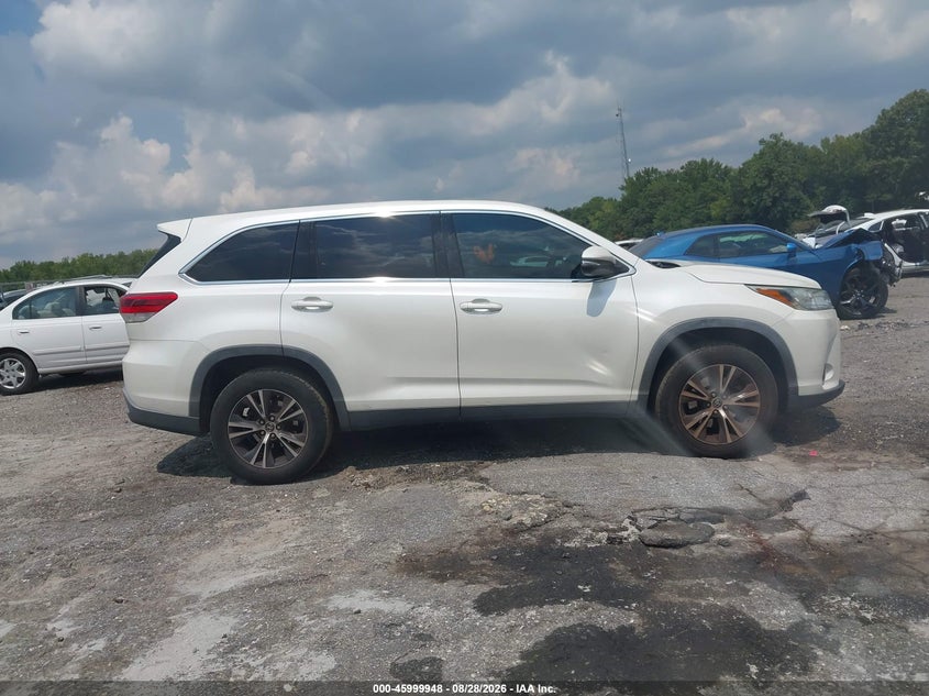 TOYOTA HIGHLANDER 2019 VIN 5TDZZRFH1KS360103