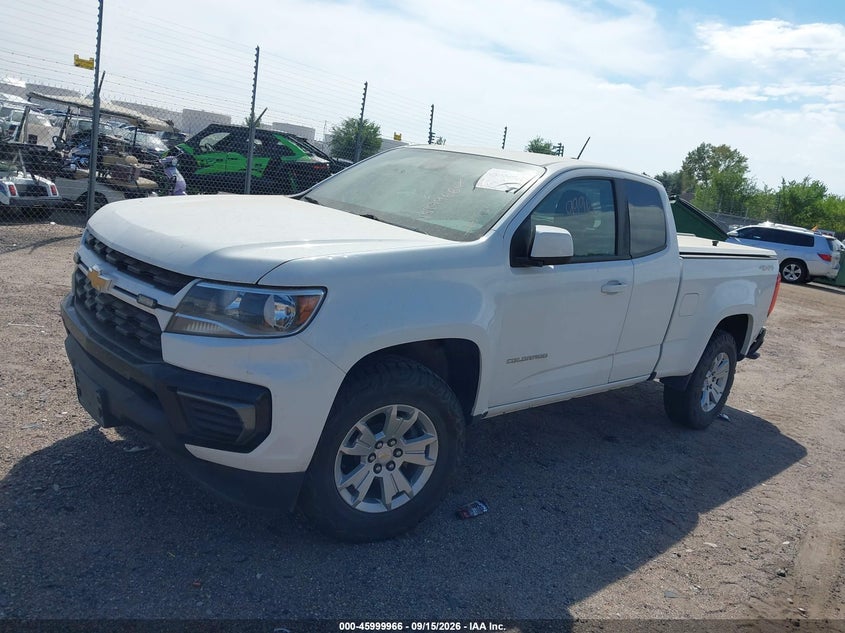 2022 Chevrolet Colorado 4Wd Long Box Lt, Обычный износ, IAAI, VIN 1GCHTCEAXN1222205 — фото 2