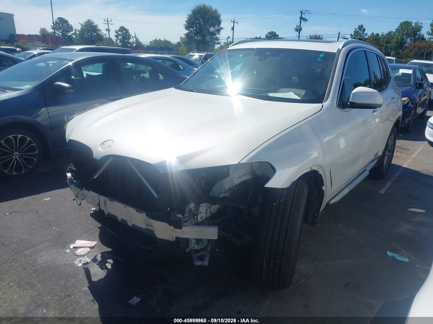 Vin: 5ux53dp00p9p05993, lot: 46499313, bmw x3 xdrive30i 20232