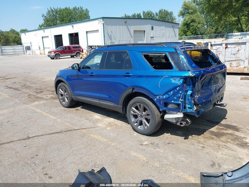 Vin: 1fmsk8dhxnga23359, lot: 46499360, ford explorer xlt 20223
