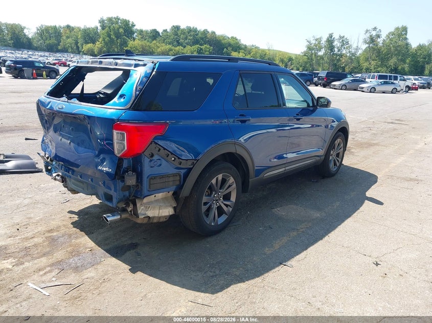 Vin: 1fmsk8dhxnga23359, lot: 46499360, ford explorer xlt 20224