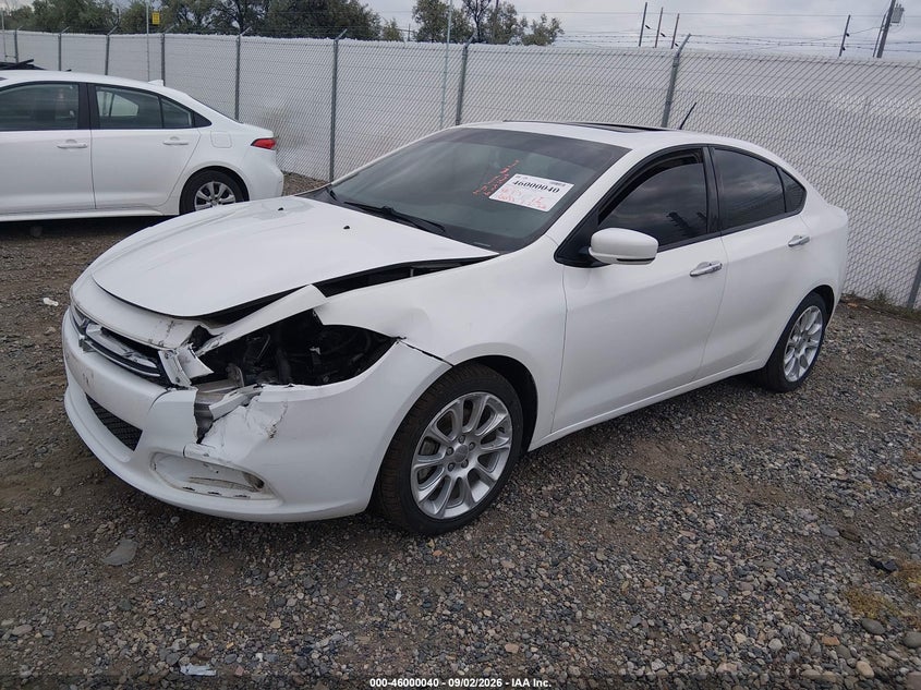 DODGE DART 2013 VIN 1C3CDFCA3DD331294