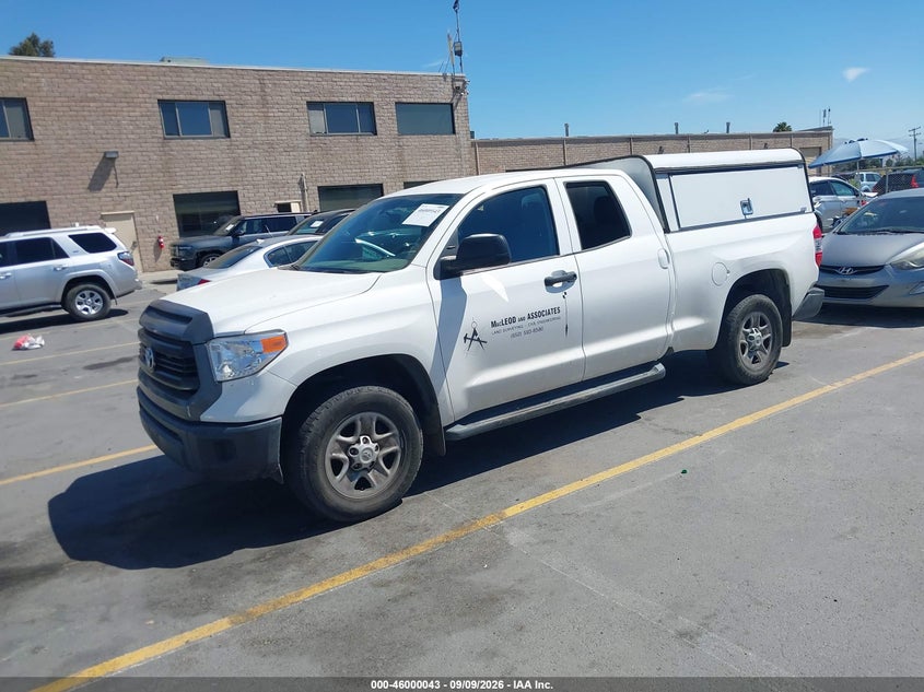 Vin: 5tfrm5f10gx098683, lot: 46499388, toyota tundra sr 4.6l v8 20162