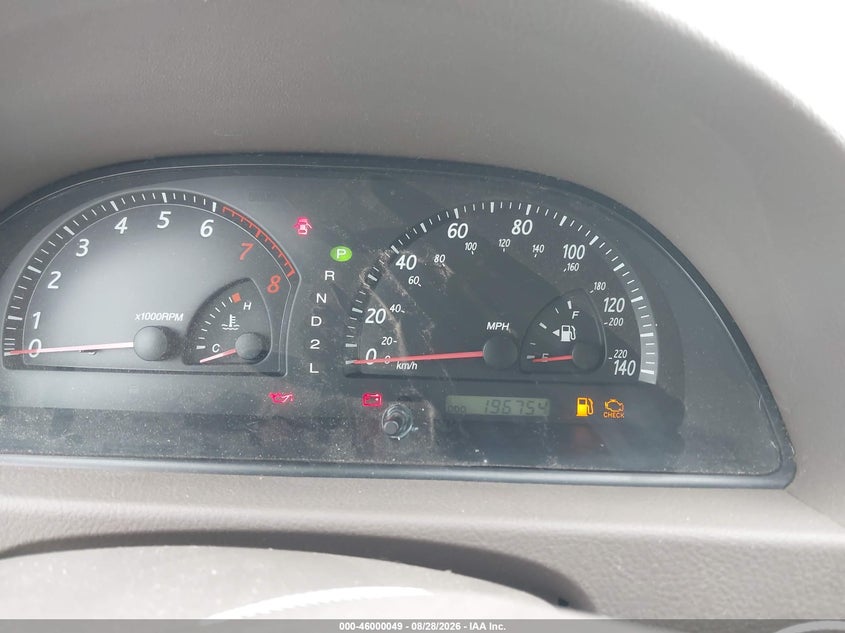 2002 TOYOTA CAMRY SEDAN 2.4L I-4 DOHC, VVT, REGULAR , 157HP