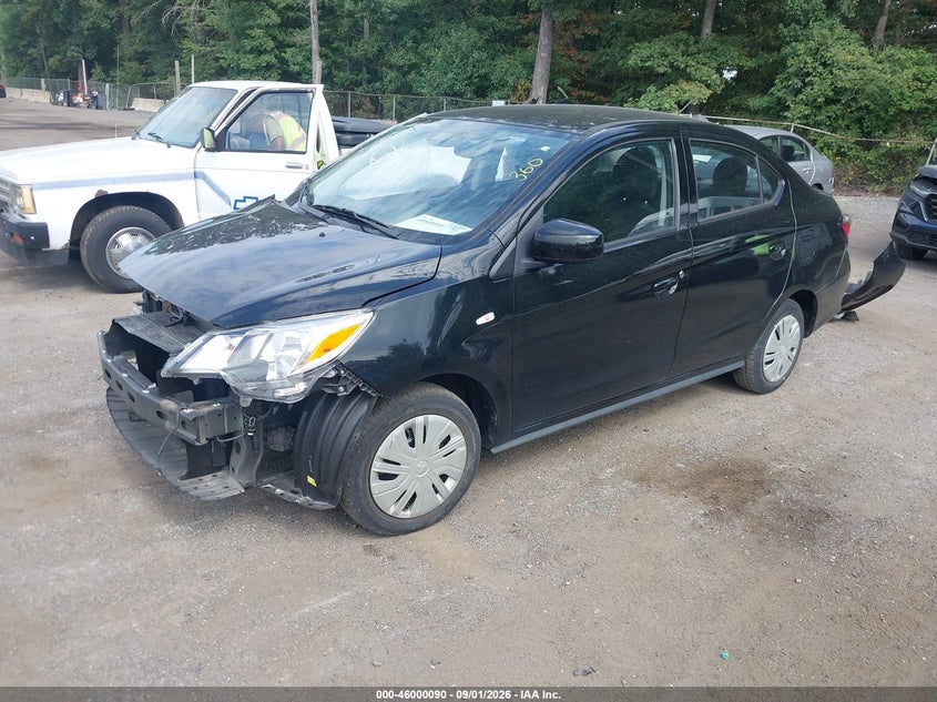 2023 Mitsubishi Mirage, Front End, IAAI, VIN ML32FUFJ7PHF03802 — photo 2