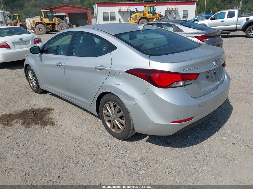 2014 HYUNDAI ELANTRA auction photo 3