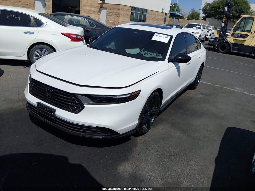 Vin: 1hgcy2f78ta038582, lot: 46499444, honda accord hybrid sport-l 20262