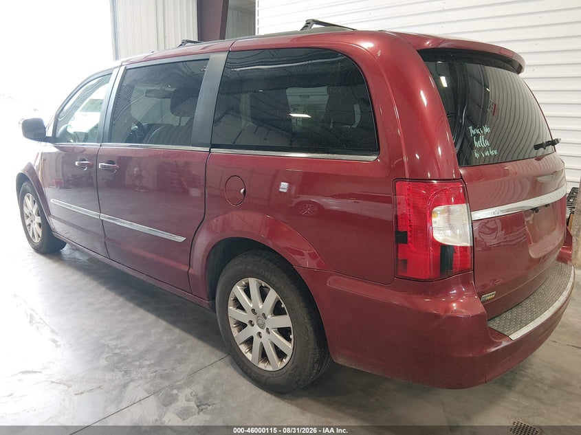 Vin: 2c4rc1bg2fr565556, lot: 46499460, chrysler town & country touring 20153