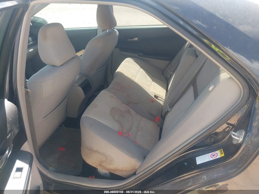 2012 TOYOTA CAMRY auction photo 8