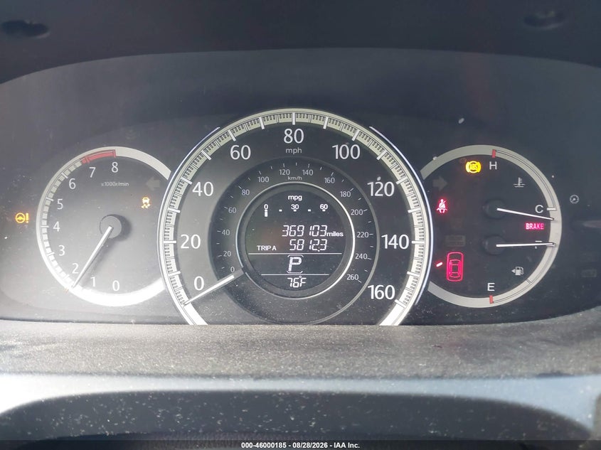 2014 HONDA ACCORD auction photo 7