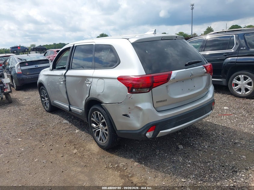 MITSUBISHI OUTLANDER 2018 VIN JA4AZ3A36JZ057508