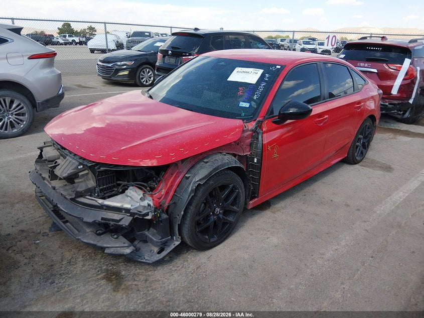 2026 Honda Civic, Front End, IAAI, VIN 2HGFE2F59TH500301 — photo 2