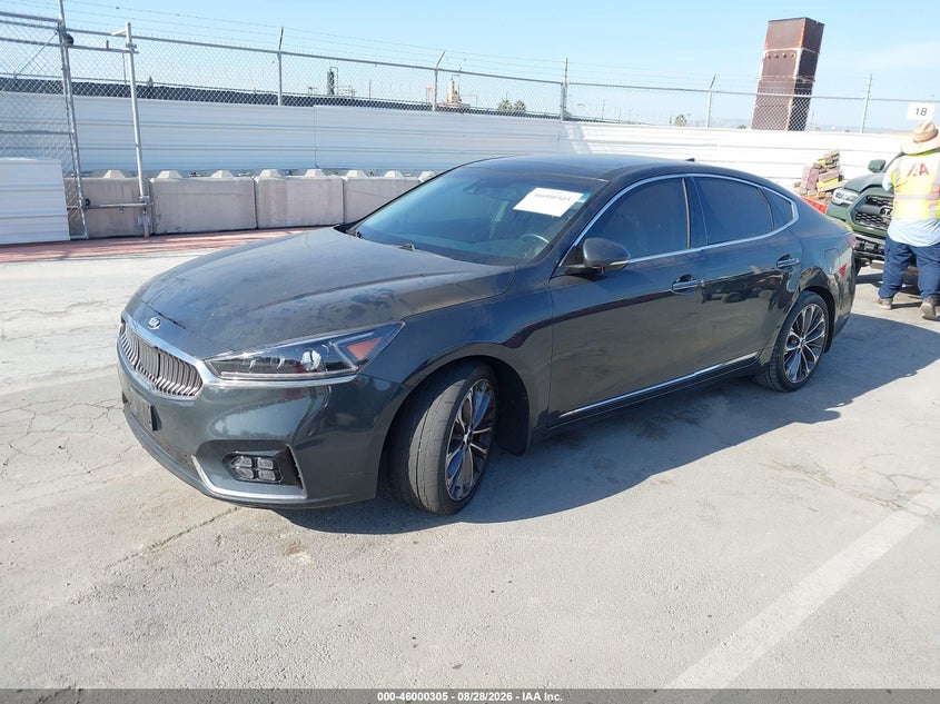 2017 Kia Cadenza Technology, Engine Burn, IAAI, VIN KNALC4J11H5078916 — photo 2