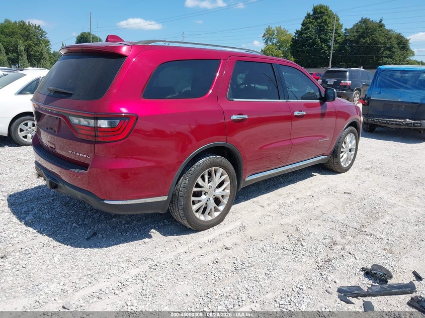 Vin: 1c4rdjeg4fc837543, lot: 46499654, dodge durango citadel 20154