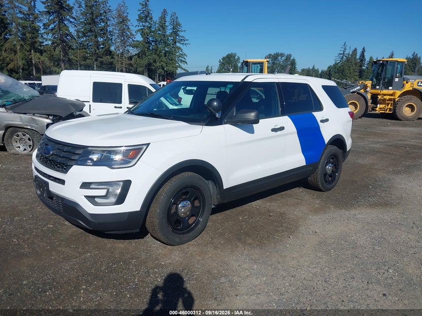 FORD UTILITY POLICE INTERCEPTOR 2017 VIN 1FM5K8AR1HGE15824