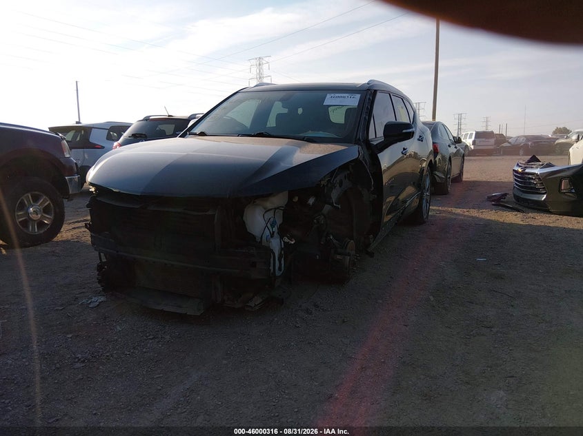 2019 Chevrolet Blazer, Left Front, IAAI, VIN 3GNKBFRS5KS704076 — photo 2