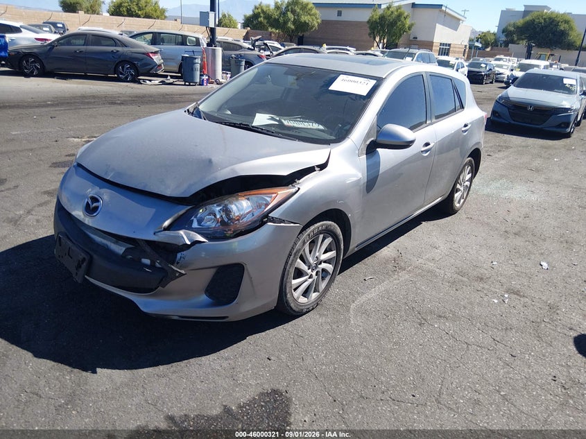 Vin: jm1bl1mp3d1768701, lot: 46499666, mazda mazda3 i grand touring 20132