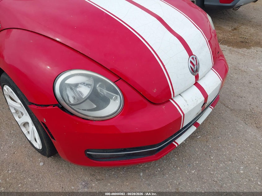VOLKSWAGEN BEETLE 2013 VIN 3VWV67AT0DM608896