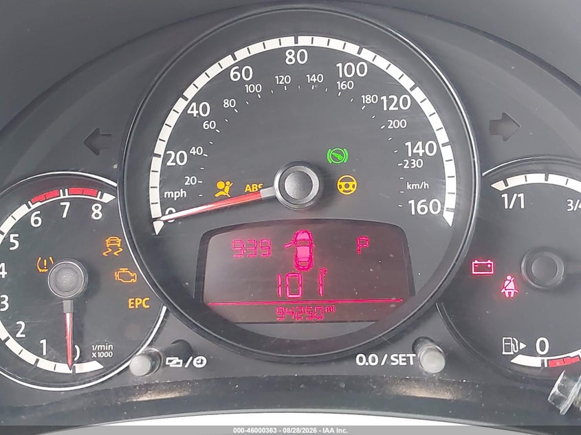 VOLKSWAGEN BEETLE 2013 VIN 3VWV67AT0DM608896
