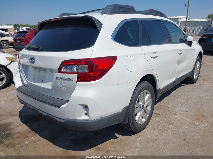 Vin: 4s4bsbcc9f3201578, lot: 46499765, subaru outback 2.5i premium 20154