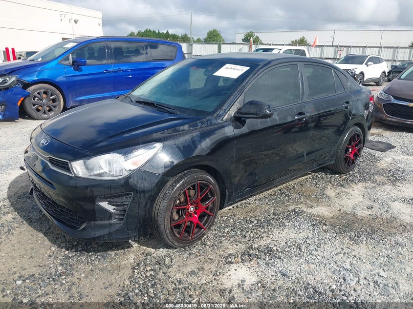 2021 Kia Rio, Невідомо, IAAI, VIN 3KPA24AD5ME418543 — фото 2
