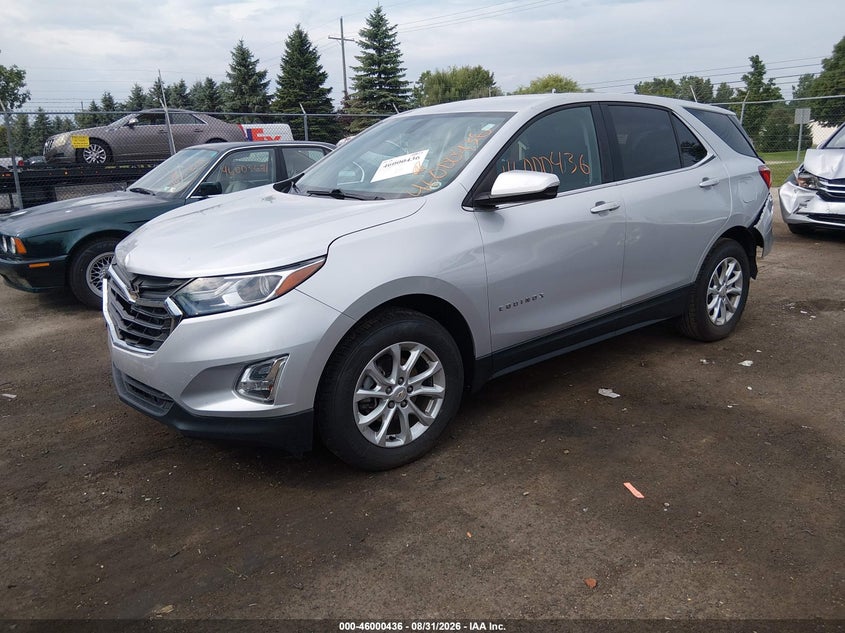 2019 Chevrolet Equinox, Удар спереду, IAAI, VIN 2GNAXKEV5K6165043 — фото 2