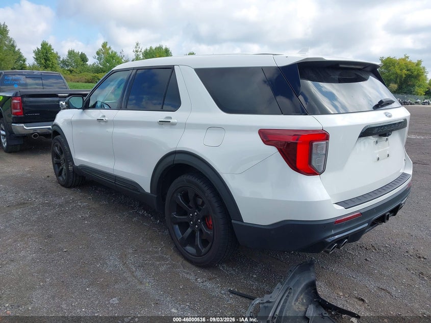 Vin: 1fm5k8gc4nga42468, lot: 46499881, ford explorer st 20223