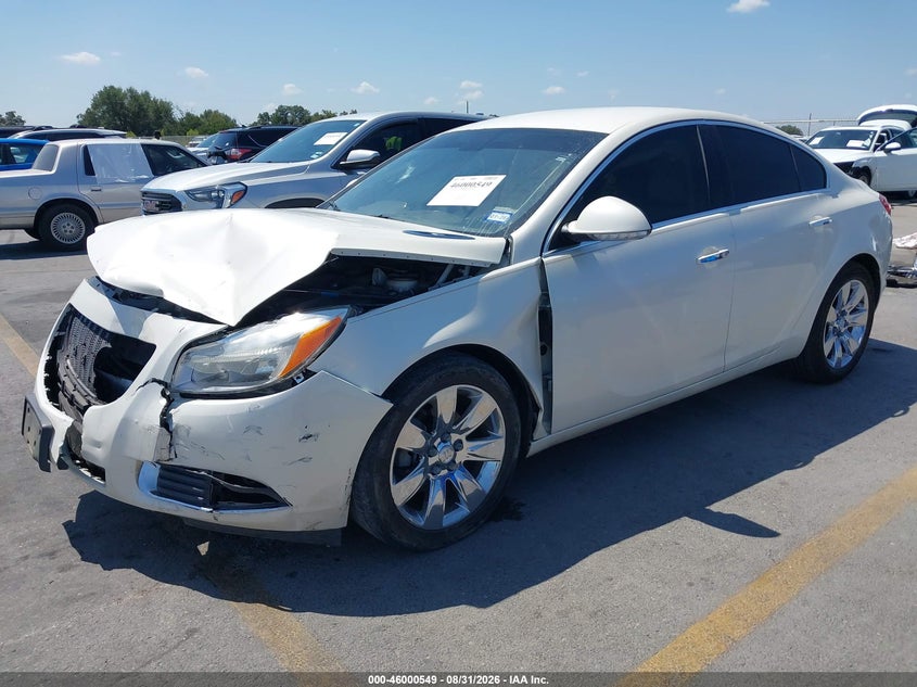 2012 Buick Regal, Front End, IAAI, VIN 2G4GS5EK0C9141477 — photo 2