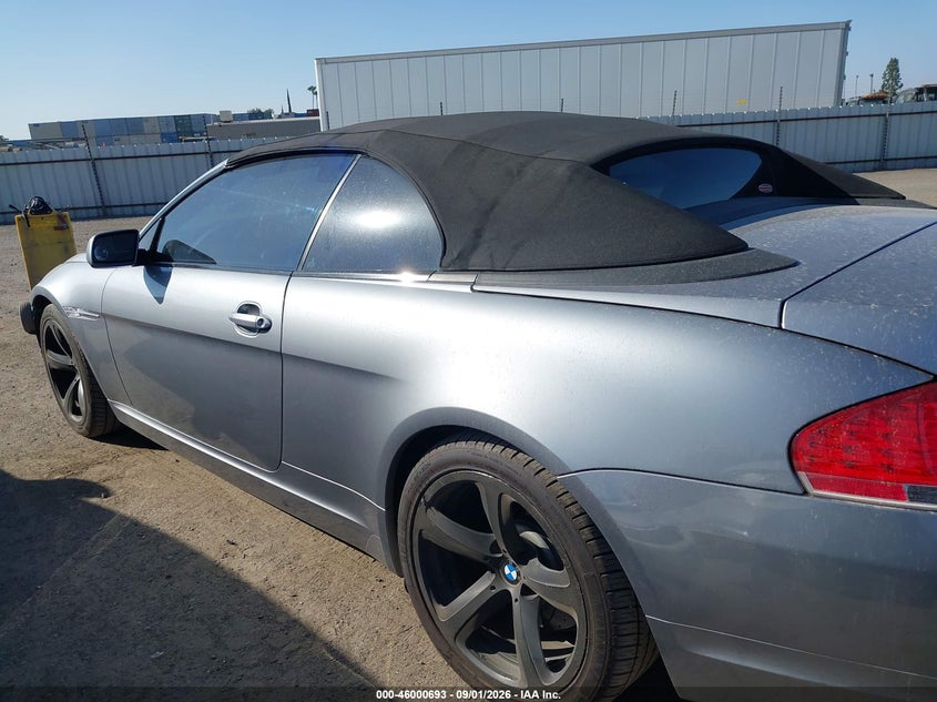 BMW 650I 2007 VIN WBAEK13587CN80990