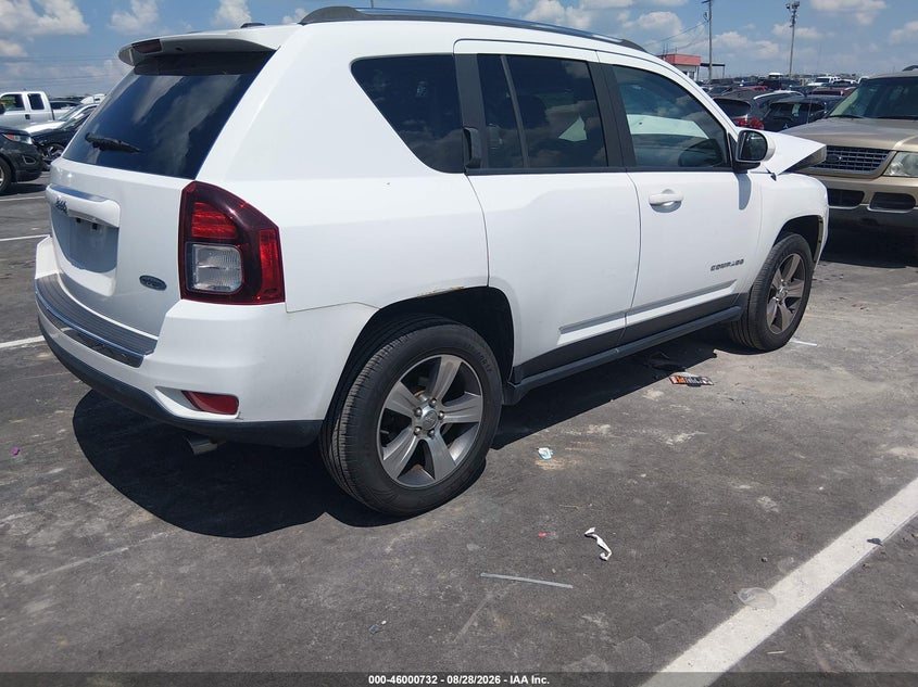 Vin: 1c4njdeb9gd793709, lot: 46500077, jeep compass high altitude edition 20164