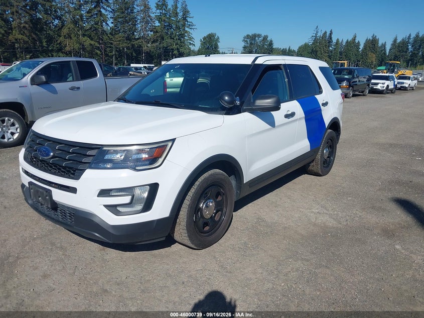 Vin: 1fm5k8ar9jgc56606, lot: 46500084, ford police interceptor utility 20182