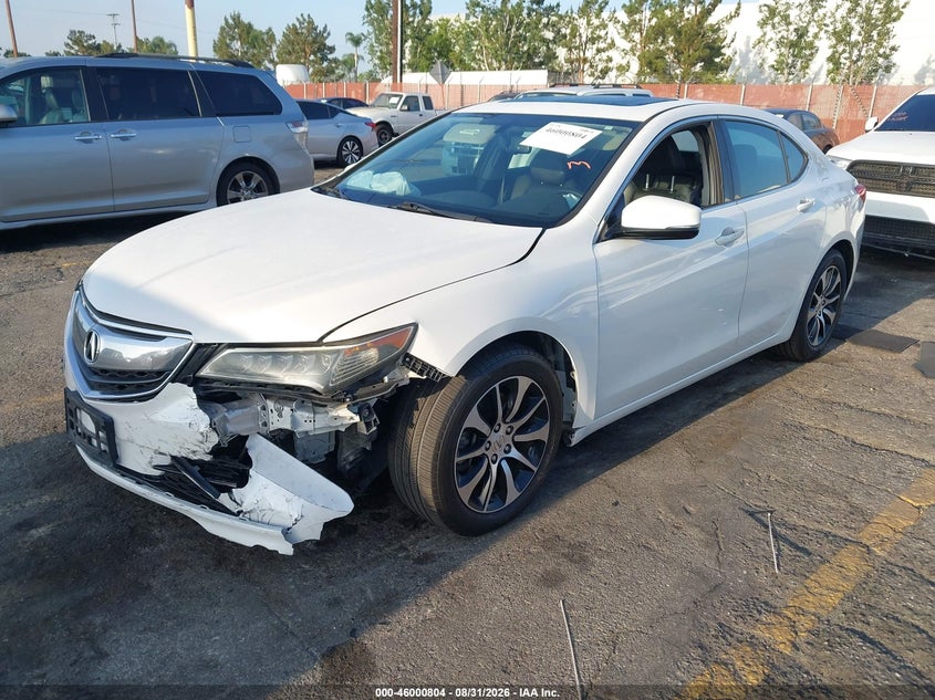 2017 Acura TLX, Front End, IAAI, VIN 19UUB1F31HA005265 — photo 2