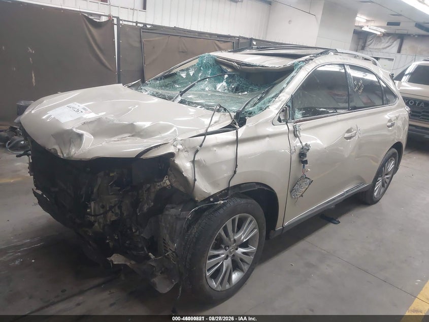 2013 Lexus RX, По кругу, IAAI, VIN 2T2ZK1BA7DC130605 — фото 2