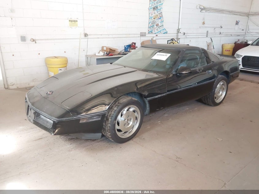 1989 Chevrolet Corvette, Звичайний знос, IAAI, VIN 1G1YY2184K5100760 — фото 2