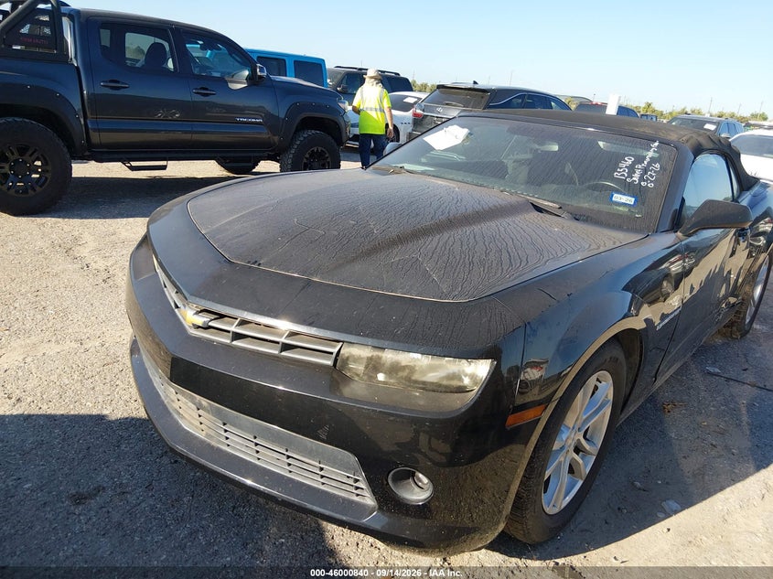 Vin: 2g1fb3d35e9135460, lot: 46500185, chevrolet camaro 1lt 20142