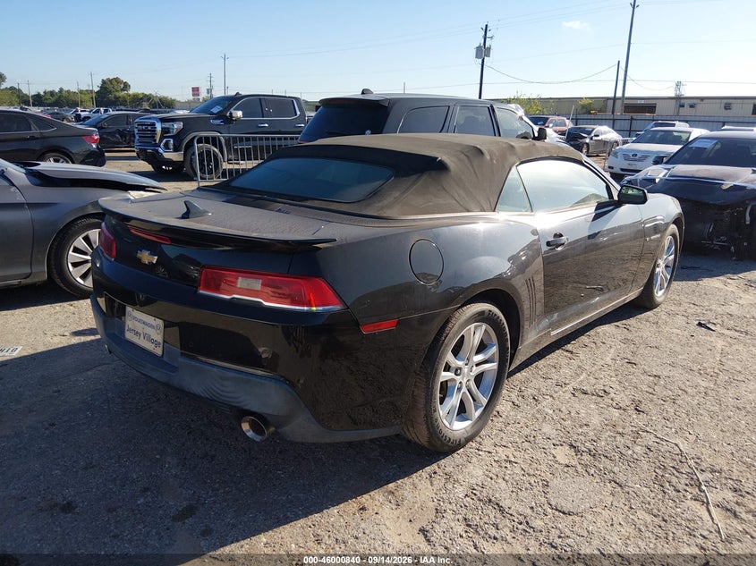 Vin: 2g1fb3d35e9135460, lot: 46500185, chevrolet camaro 1lt 20144