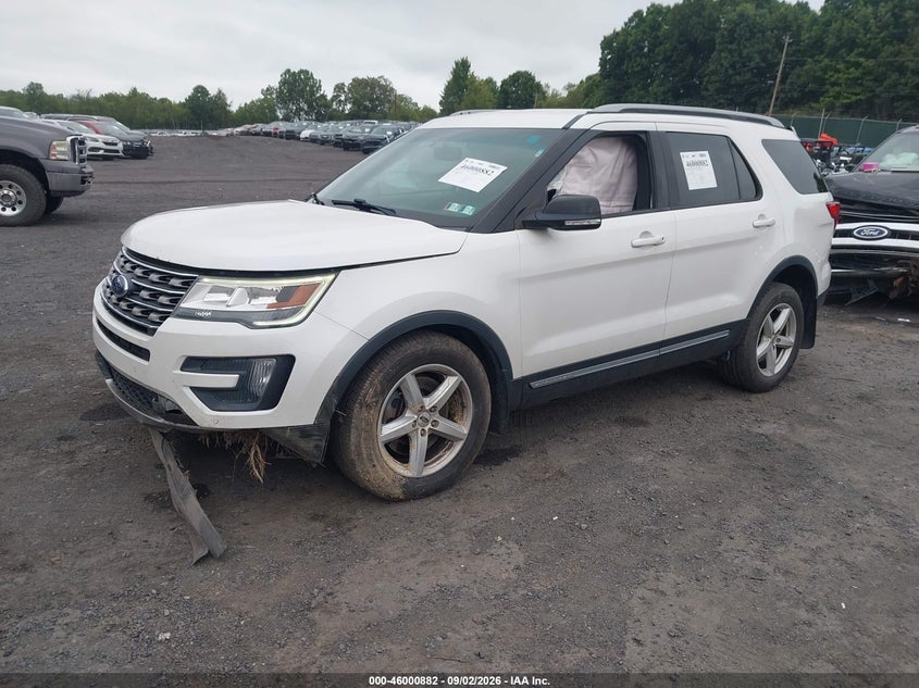 Vin: 1fm5k8d83ggb50700, lot: 46500227, ford explorer xlt 20162