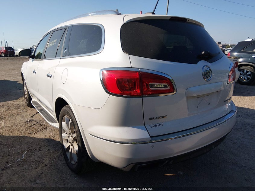 Vin: 5gakvckd6gj259903, lot: 46500236, buick enclave premium 20163
