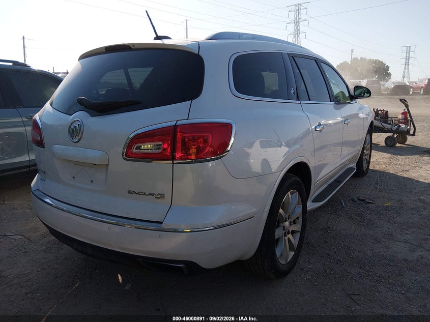 Vin: 5gakvckd6gj259903, lot: 46500236, buick enclave premium 20164