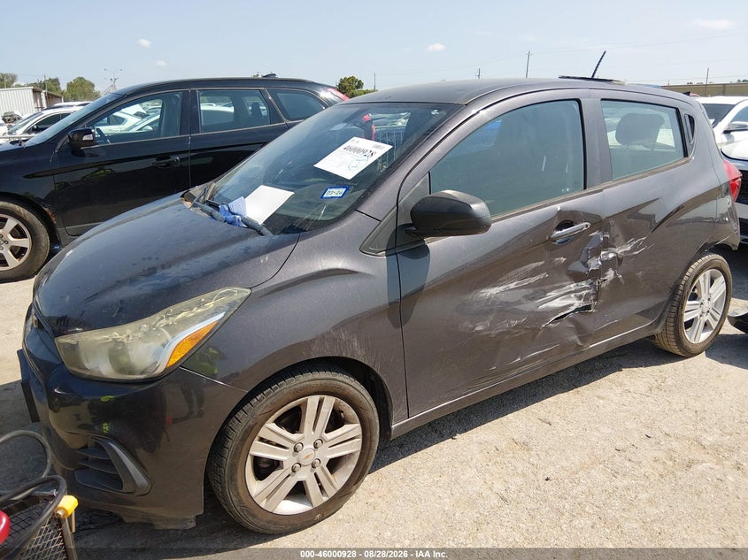 Vin: kl8ca6sa7gc574194, lot: 46500273, chevrolet spark ls manual 20162