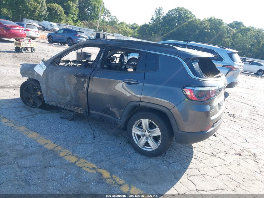 Vin: 3c4njcbb4nt214194, lot: 46500341, jeep compass latitude fwd 20223