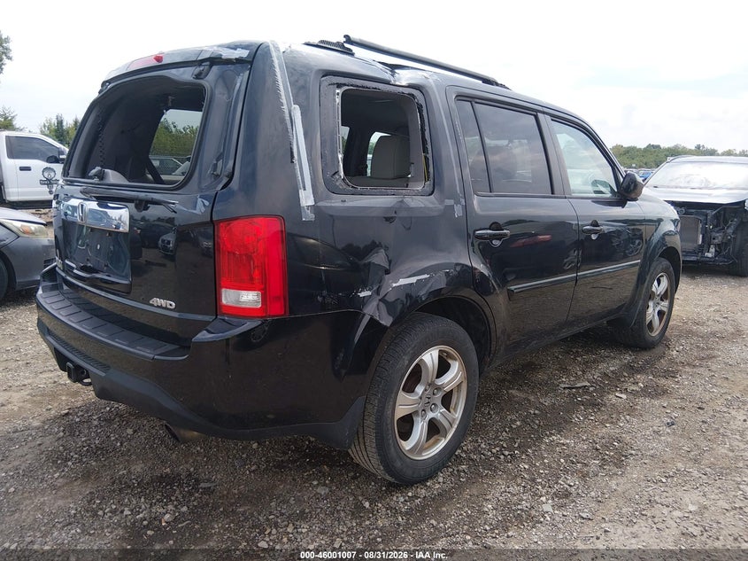 Vin: 5fnyf4h49cb072479, lot: 46500352, honda pilot ex 20124
