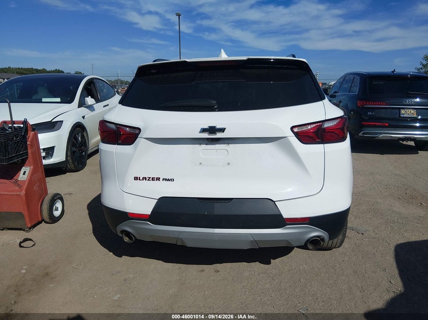 CHEVROLET BLAZER 2022 VIN 3GNKBJRS6NS191170