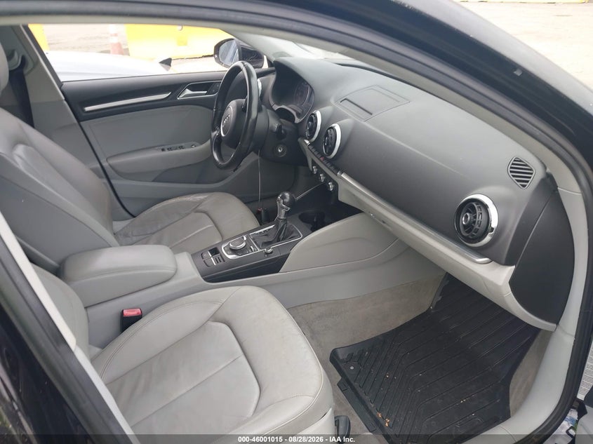 2015 AUDI A3 SEDAN 1.8L I-4 DI, DOHC, VVT, TURBO, PREMIUM , 170HP