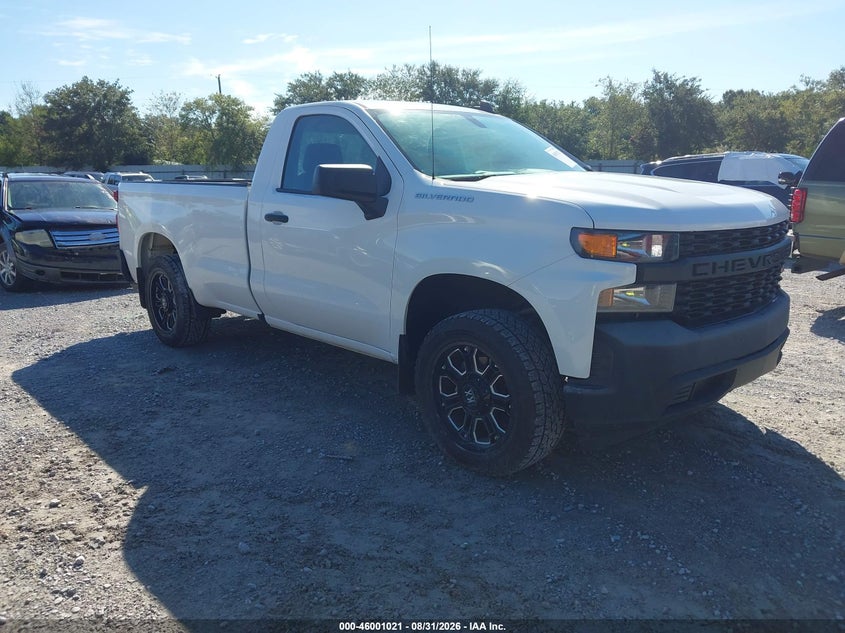 Vin: 3gcnwaeh9lg232427, lot: 46500366, chevrolet silverado 1500 2wd  long bed wt 2020 img_1