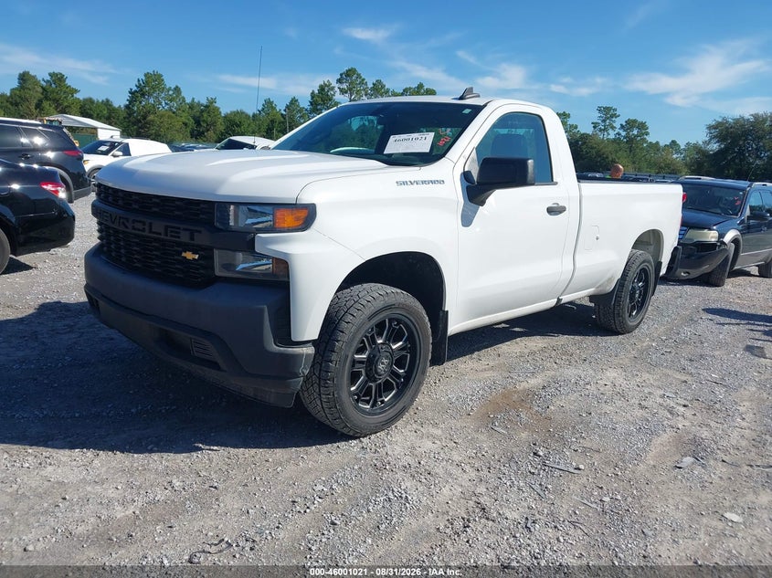 Vin: 3gcnwaeh9lg232427, lot: 46500366, chevrolet silverado 1500 2wd  long bed wt 20202