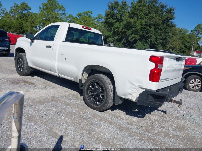 Vin: 3gcnwaeh9lg232427, lot: 46500366, chevrolet silverado 1500 2wd  long bed wt 20203