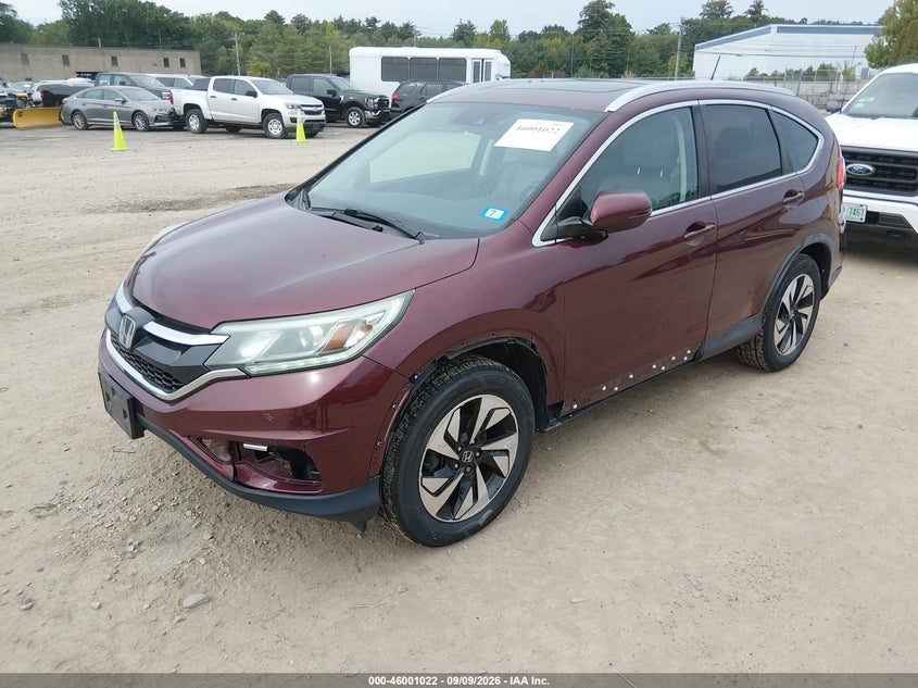 2016 Honda CR-V, Левый перёд, IAAI, VIN 5J6RM4H9XGL035640 — фото 2