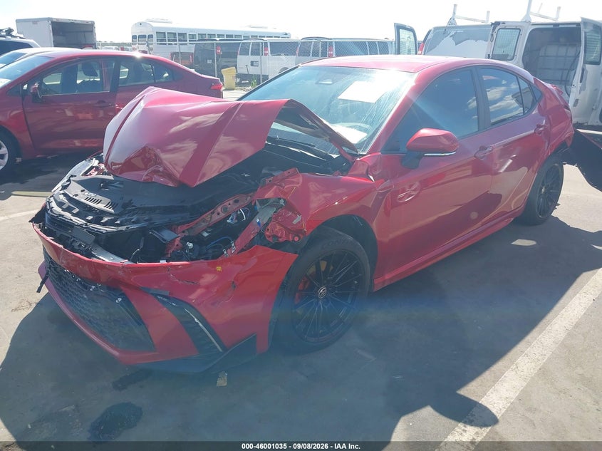 Vin: 4t1daack5su112950, lot: 46500380, toyota camry se 20252